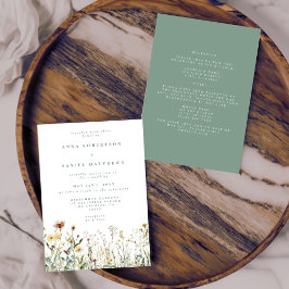 ボホ素朴ーフローラ全結婚体 招待状