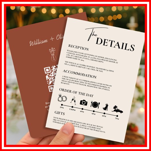 ボホ素朴ー結婚焼きオレンジイベント 招待状