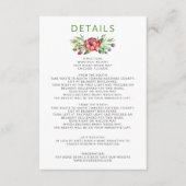 ボホ素朴吸汁性サボテン結婚ズ エンクロージャーカード (正面)