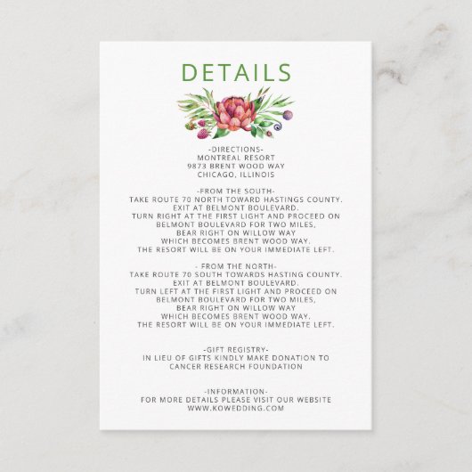 ボホ素朴吸汁性サボテン結婚ズ エンクロージャーカード (正面)