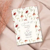 ボホ素朴春ワイルドフラワー日付を保存 招待状