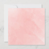 ボホ素朴水彩紅葉テラコッタ結婚ズ セーブザデート (裏面)