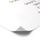 ボホ素朴深夜おむつ赤ちゃんシャワーゲーム ポスター (角)