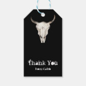 ボホ素朴牛の牛の角の西の国の好意 ギフトタグ (正面)