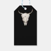ボホ素朴牛の牛の角の西の国の好意 ギフトタグ (裏面)