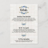 ボホ素朴矢印とフローラ詳細/方向 エンクロージャーカード (正面)