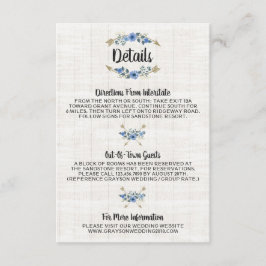 ボホ素朴矢印とフローラ詳細/方向 エンクロージャーカード