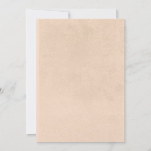 ボホ素朴秋インラブラストフローラブライダルシャワー 招待状 (裏面)