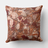 ボホ素朴秋オレンジ感謝台刺繍刺繍 クッション (裏面)