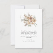 ボホ素朴結婚さんありがとう サンキューカード (裏面)