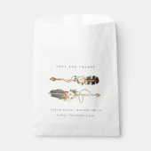 ボホ素朴羽フローラ矢結婚矢の感謝してい矢 フェイバーバッグ (正面)