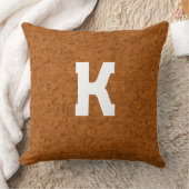 ボホ素朴質木茶パーソナライズされた色 クッション (ブランケット)