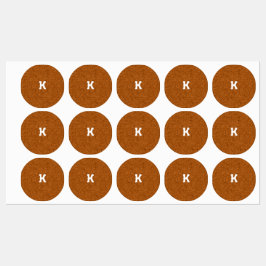 ボホ素朴質木茶パーソナライズされた色 ラベル