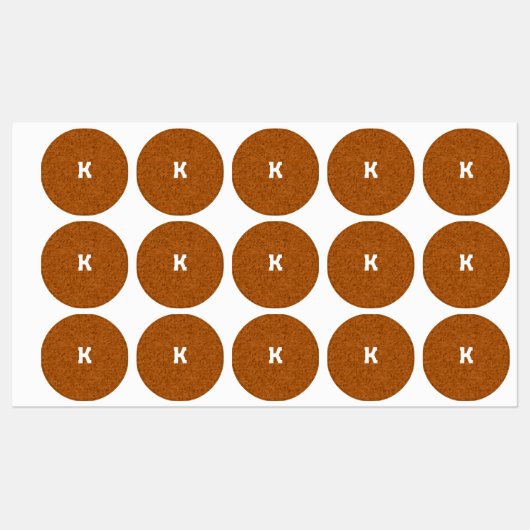 ボホ素朴質木茶パーソナライズされた色 ラベル (シート)