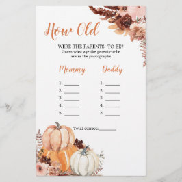 ボホ素朴・カボチャ何歳の両親