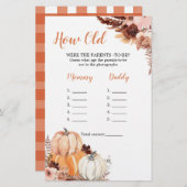 ボホ素朴・カボチャ何歳の両親 (正面/裏面)