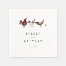 ボホ素朴&チ結婚キン スタンダードカクテルナプキン