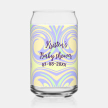 ボホ紫の緑の赤ちゃんシャワー大理石さびモダン