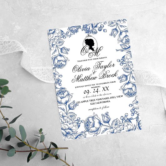 ボホ結婚のエレガント台本結婚城 招待状