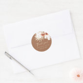 ボホ結婚のステッカー ラウンドシール (封筒)