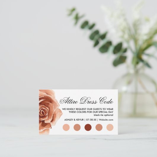 ボホ結婚の服装規定 エンクロージャーカード (スタンド正面)