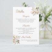 ボホ結婚の詳細スペインの サンキューカード (スタンド正面)