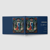 ボホ結婚の ゲストブック (全面)