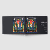 ボホ結婚の ゲストブック (全面)