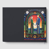 ボホ結婚の ゲストブック (裏面)