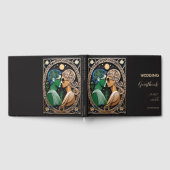 ボホ結婚の ゲストブック (全面)