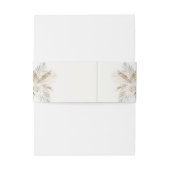 ボホ結婚スペインのの 招待状ベリーバンド (裏面例)