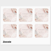 ボホ結婚ー スクエアシール (シート)