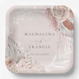 ボホ結婚ー ペーパープレート