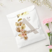 ボホ結婚式の引き出物バッグ | カスタムキャンディバッグ | ラスト フェイバーバッグ (封をした状態)