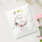 ボホ結婚式の引き出物バッグ フェイバーバッグ (封をした状態)