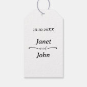 ボホ結婚式の引き出物 ギフトタグ (裏面)