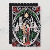 ボホ結婚式招待状 招待状 (正面/裏面)