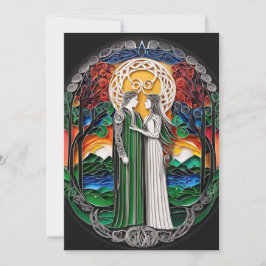 ボホ結婚式招待状 招待状