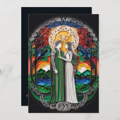 ボホ結婚式招待状 招待状 (正面/裏面)