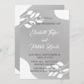 ボホ結婚式招待状 招待状 (正面/裏面)