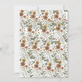 ボホ結婚式招待状 招待状 (裏面)