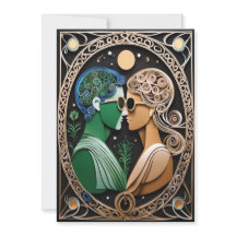 ボホ結婚式招待状