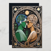 ボホ結婚式招待状 招待状 (正面/裏面)