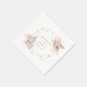 ボホ結婚花ナプキン スタンダードカクテルナプキン (角)