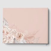 ボホ結婚花 ゲストブック (裏面)