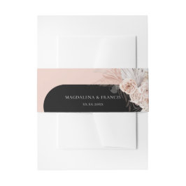 ボホ結婚花 招待状ベリーバンド