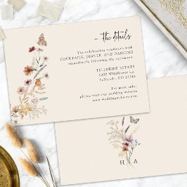 ボホ結婚詳細 エンクロージャーカード