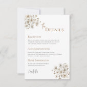 ボホ結婚詳細 サンキューカード (正面)