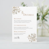 ボホ結婚詳細 サンキューカード (スタンド正面)