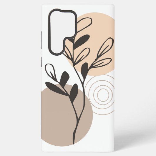 ボホ絵を描植物 SAMSUNG GALAXYケース (裏面)